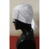 Glitter Hijab Bonnet Cap-White Glitter Hijab Bonnet Cap-White